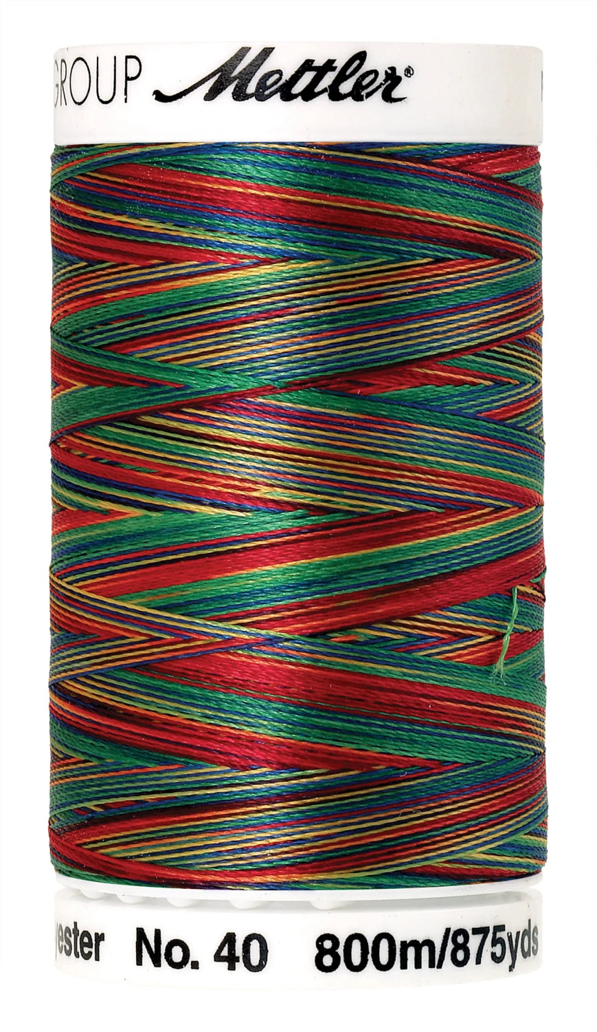 Poly Sheen Multi Polyester Thread 40wt 140d 800m/875yds Primary Mix