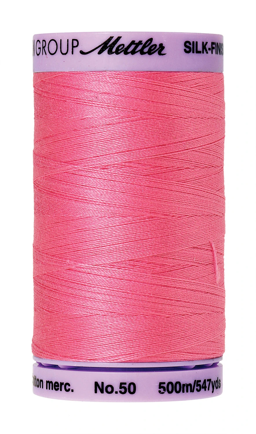Silk-finish 50wt Solid Cotton Thread 547yd Roseate