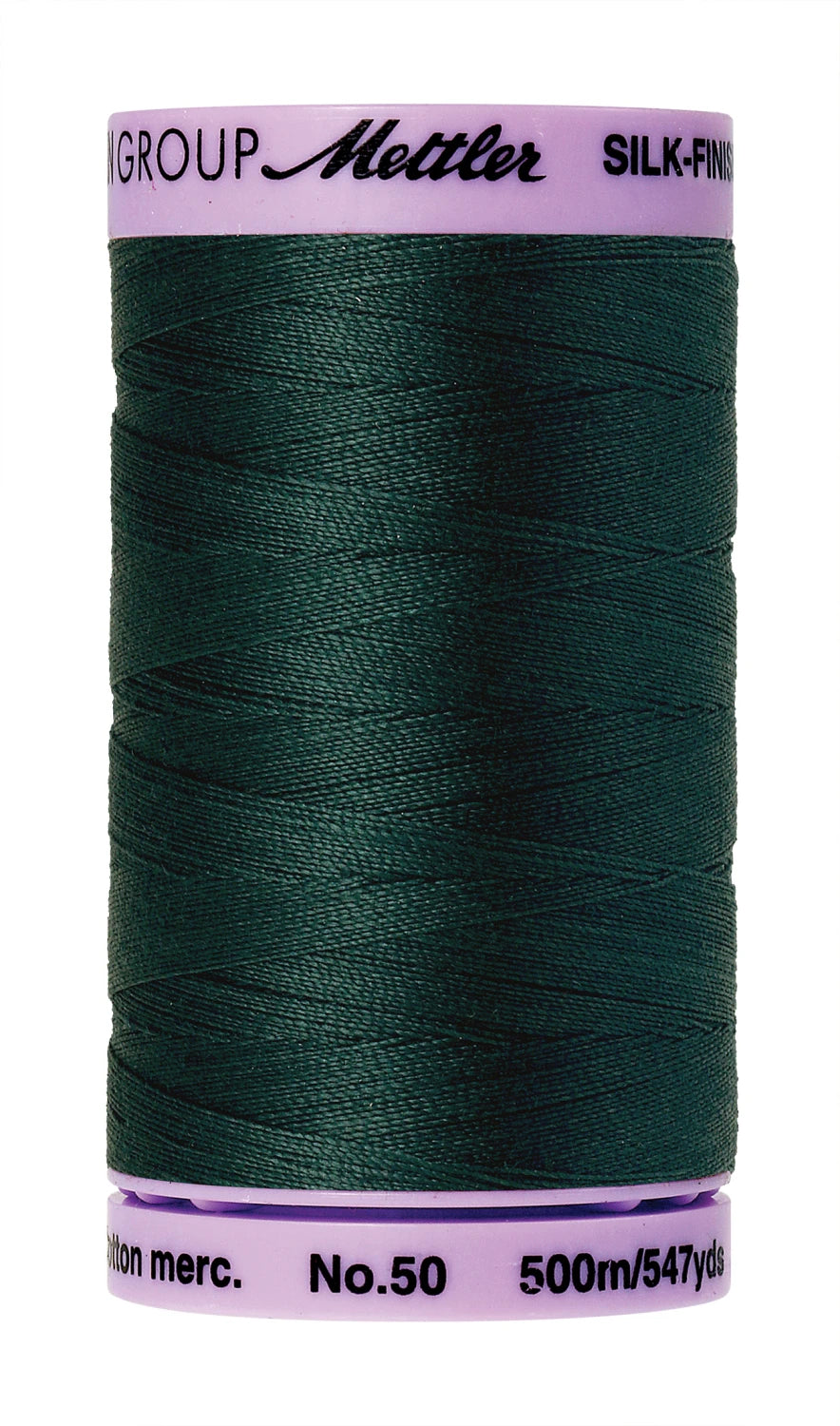 Silk-finish 50wt Solid Cotton Thread 547yd Bayberry