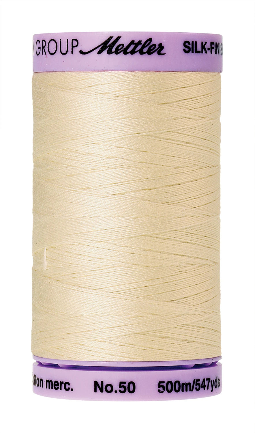 Silk-finish 50wt Solid Cotton Thread 547yd Muslin