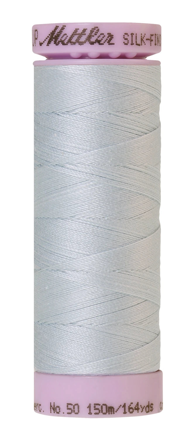 Silk-finish 50wt Solid Cotton 164yd Starlight Blue