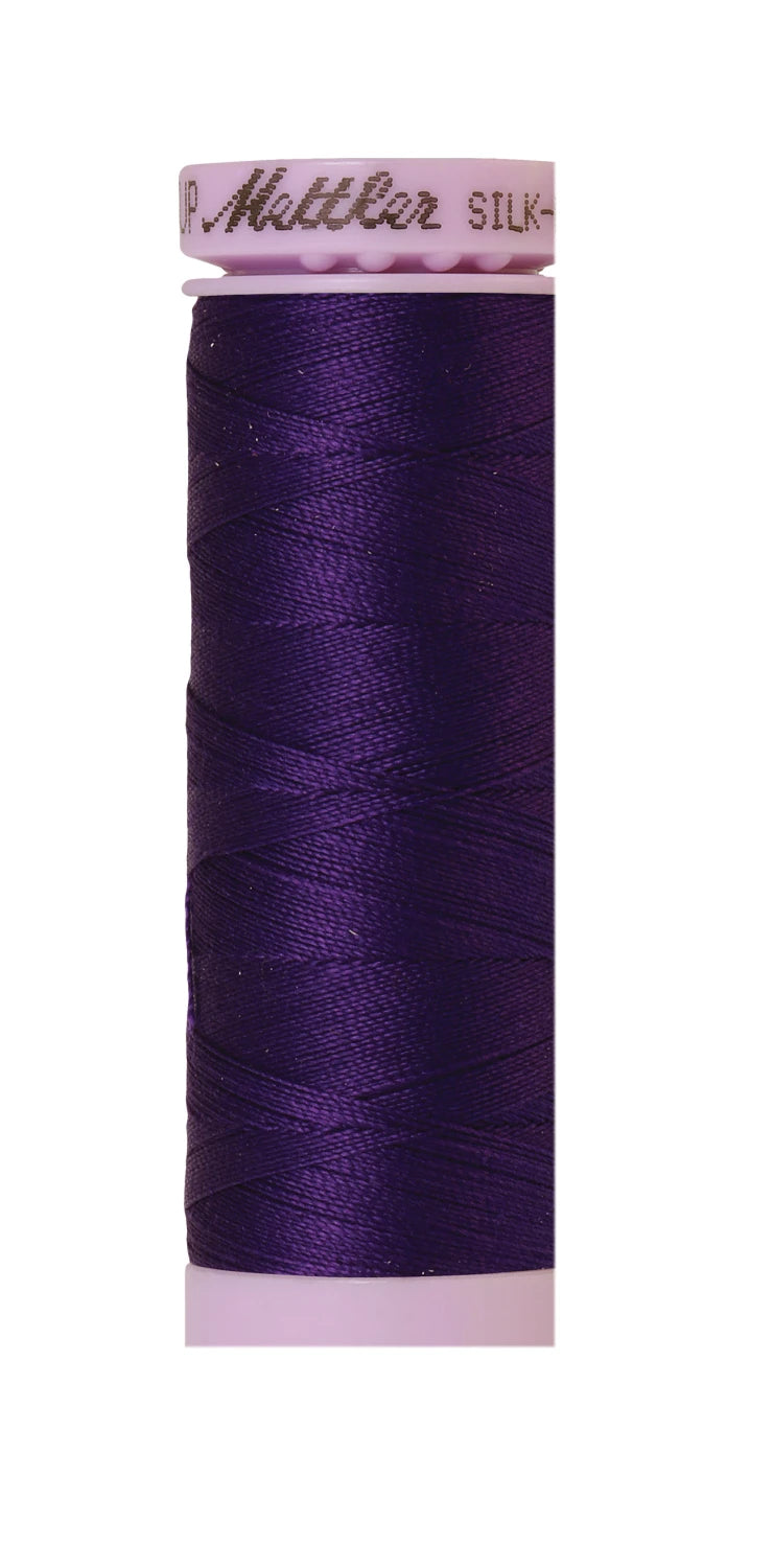 Silk-finish 50wt Solid Cotton 164yd Deep Purple