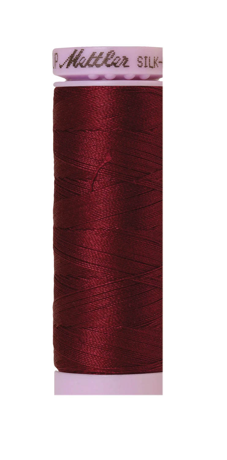 Silk-finish 50wt Solid Cotton 164yd Bordeaux