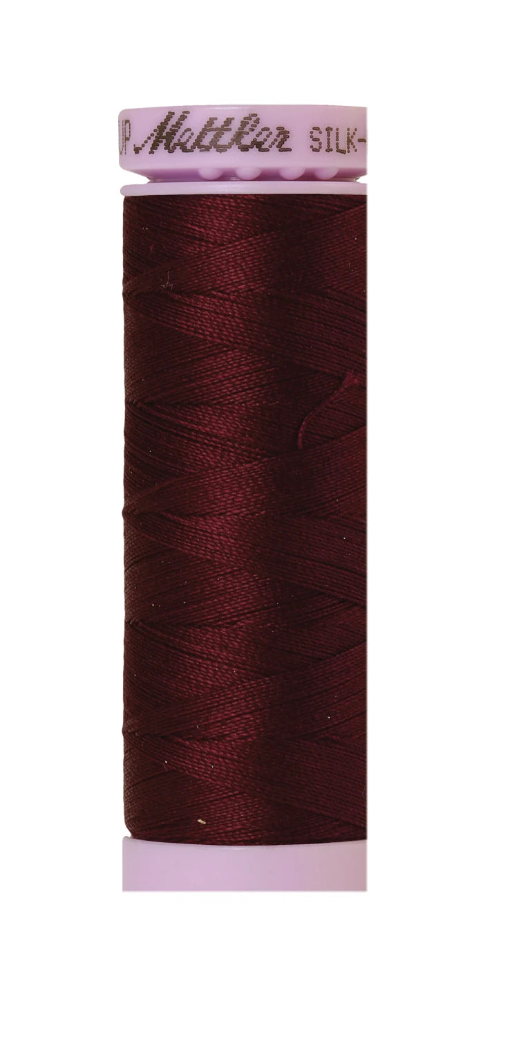 Silk-finish 50wt Solid Cotton 164yd Beet Red