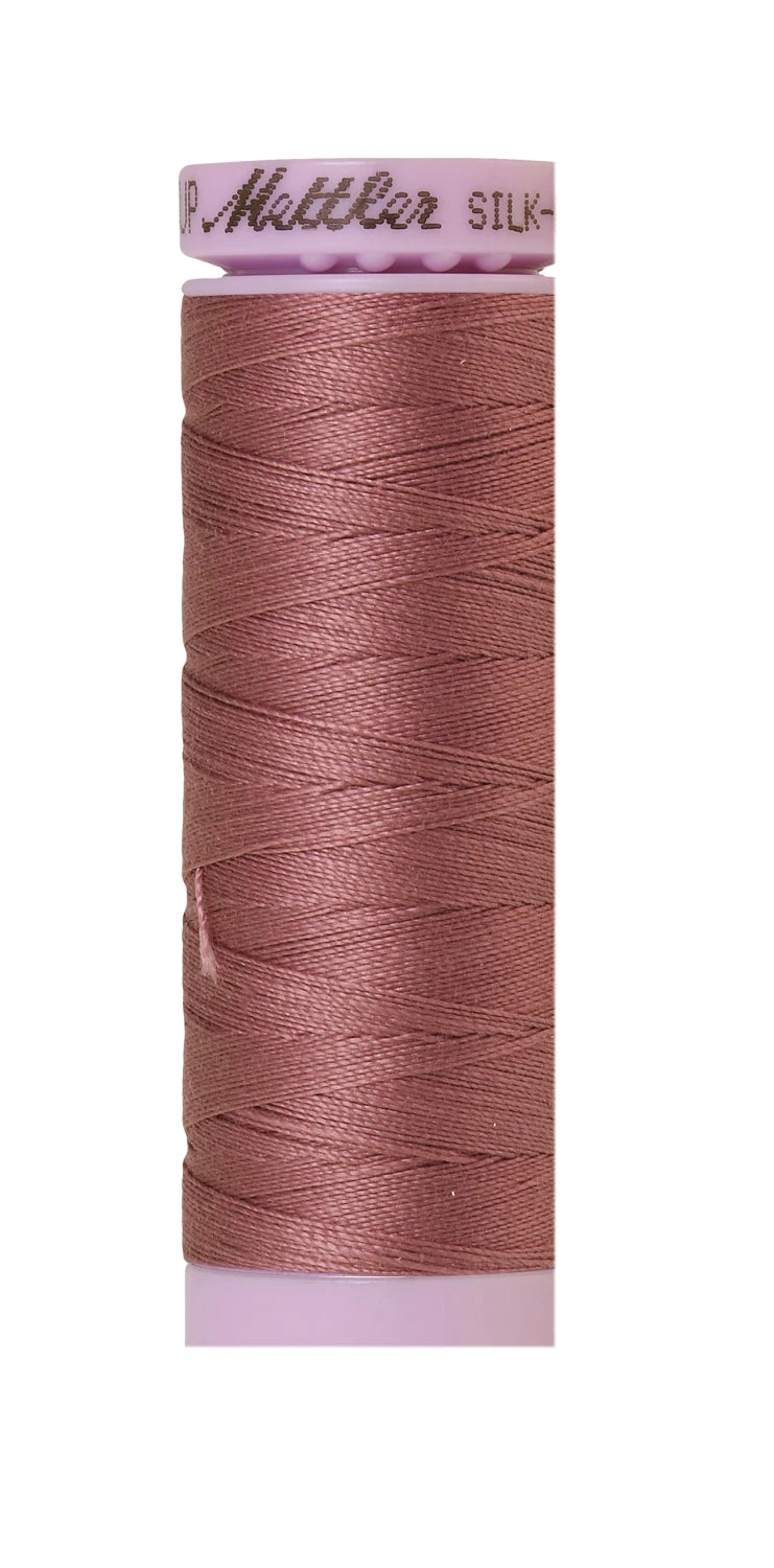 Silk-finish 50wt Solid Cotton 164yd Smoky Malve