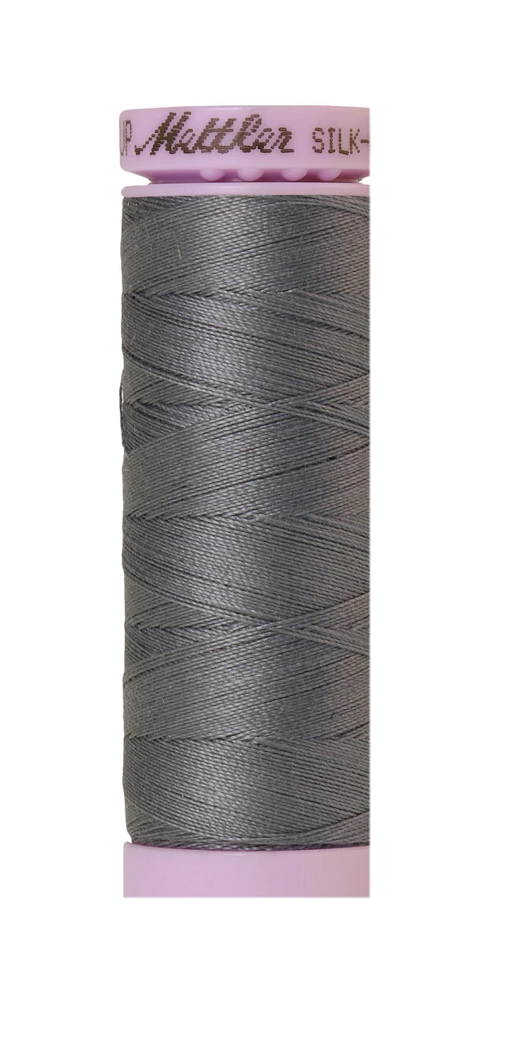 Silk-finish 50wt Solid Cotton 164yd Flint Stone