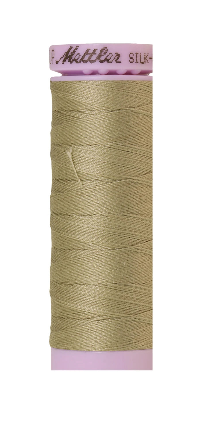 Silk-finish 50wt Solid Cotton 164yd Stone