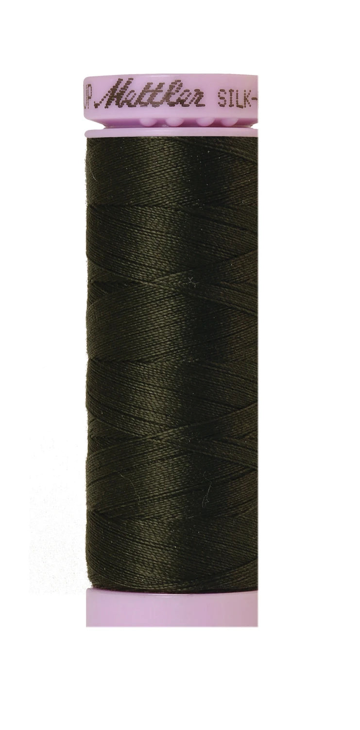 Silk-finish 50wt Solid Cotton 164yd Avocado