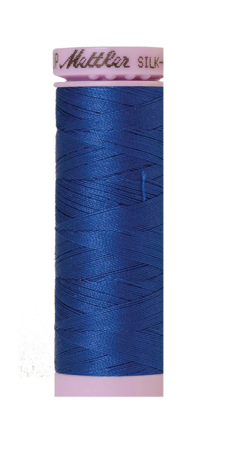 Silk-finish 50wt Solid Cotton 164yd Royal Blue