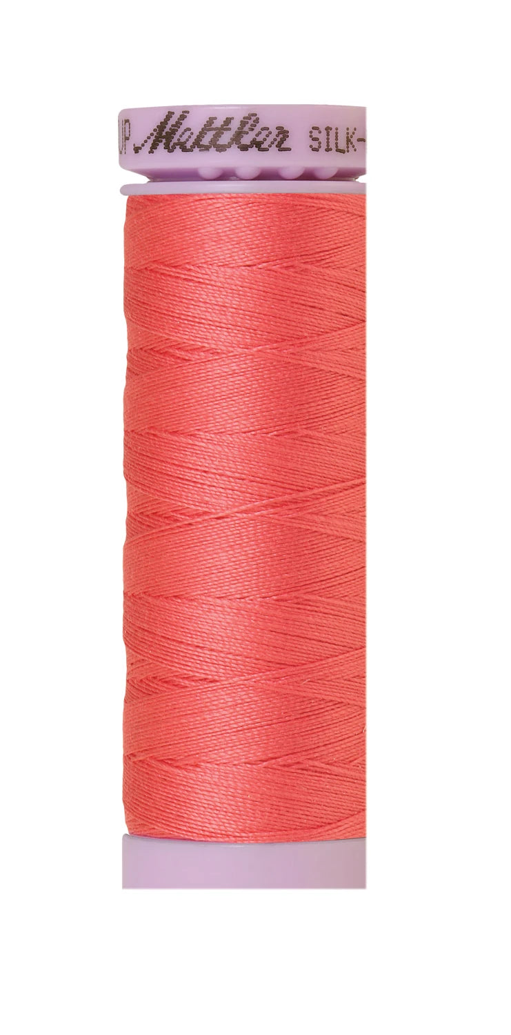Silk-finish 50wt Solid Cotton 164yd Persimmon