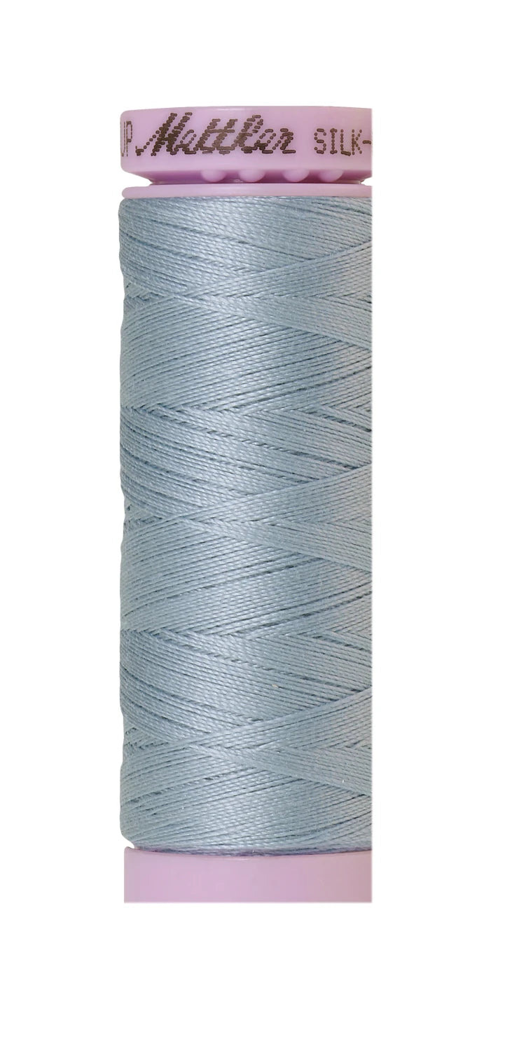 Silk-finish 50wt Solid Cotton 164yd Winter Sky