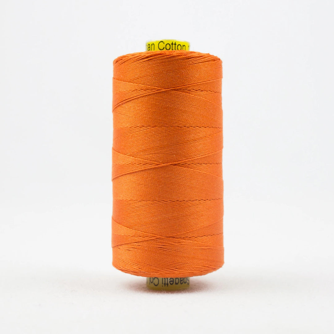 Spagetti Solid 12wt Cotton Thread 400m Fun Orange