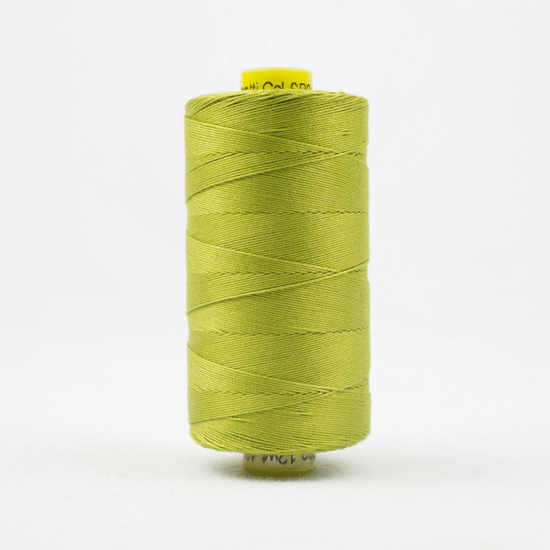Spagetti Solid 12wt Cotton Thread 400m Chartreuse