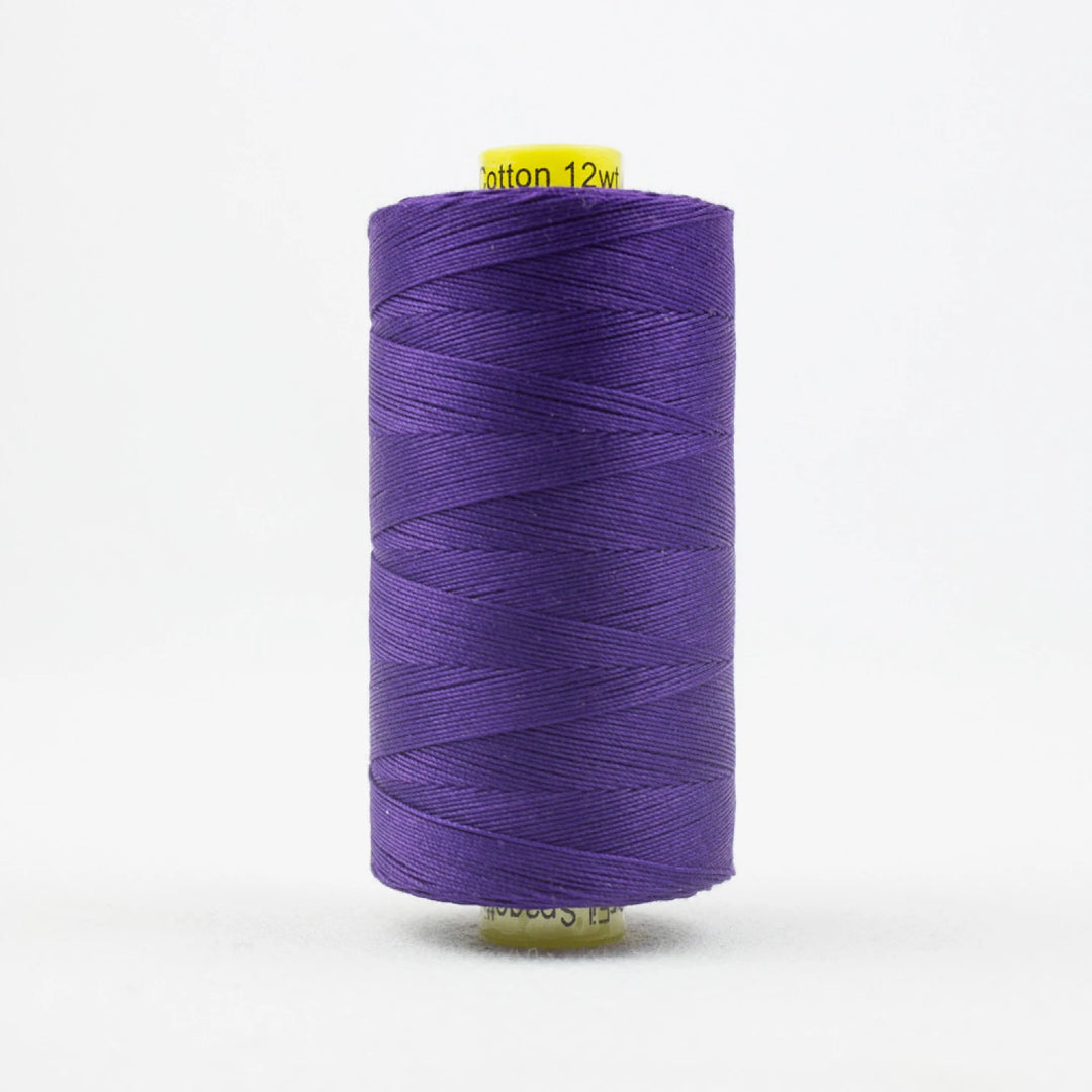 Spagetti Solid 12wt Cotton Thread 400m Deep Royal Purple