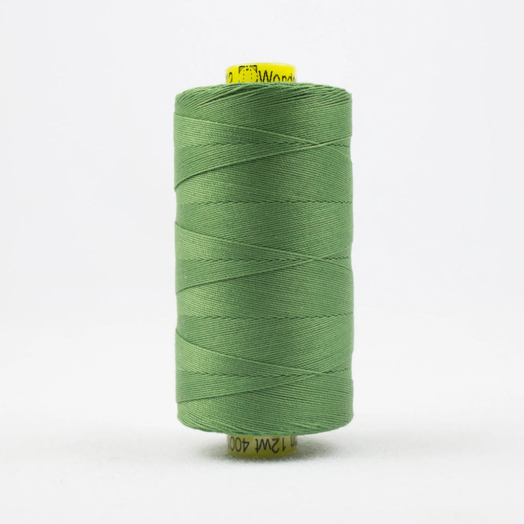Spagetti Solid 12wt Cotton Thread 400m Medium Fern Green