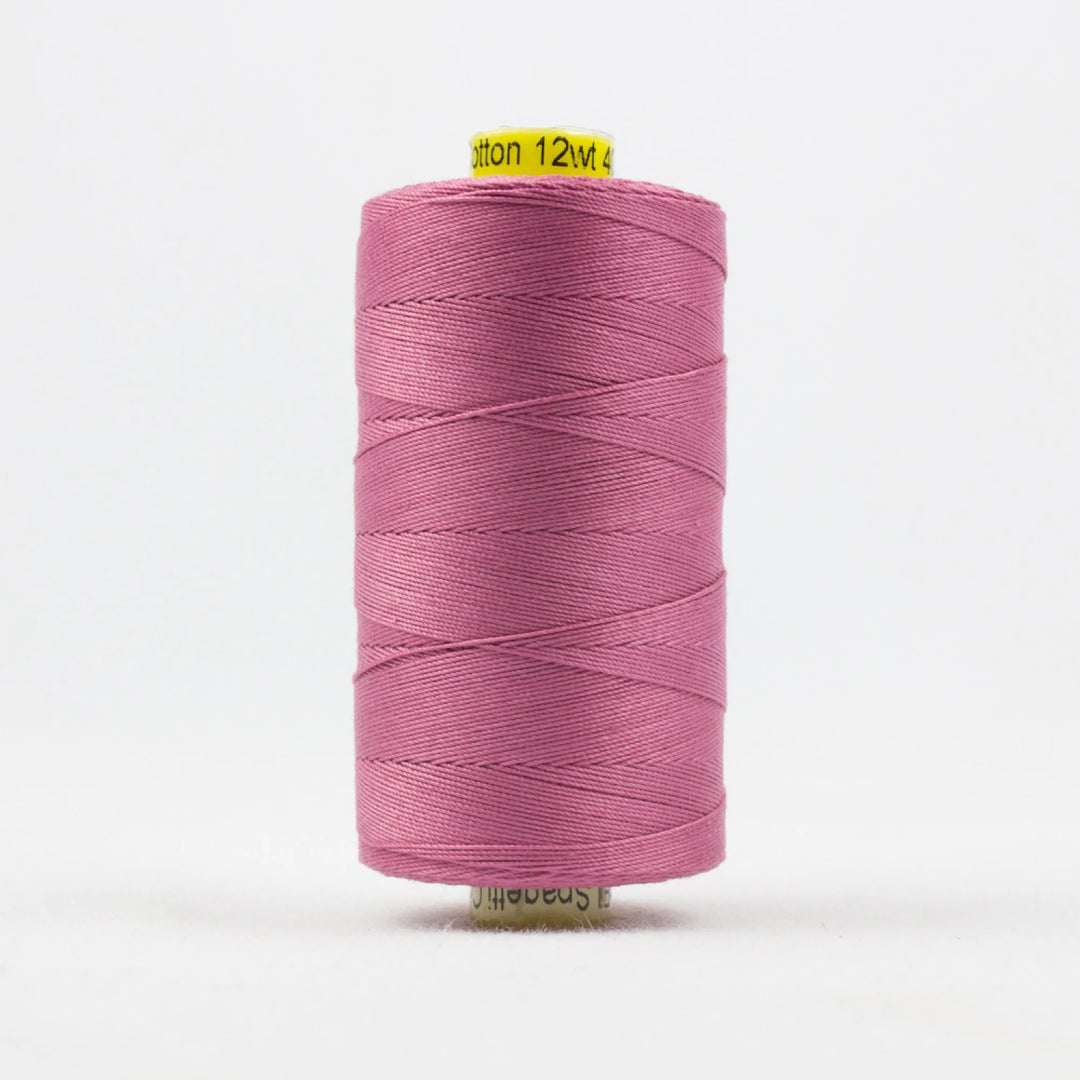 Spagetti Solid 12wt Cotton Thread 400m Dusty Pink