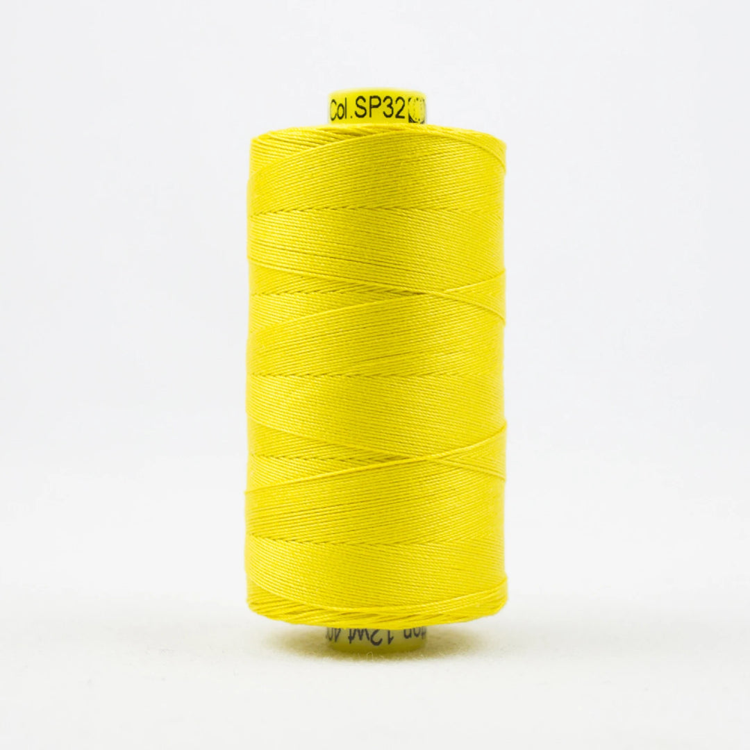 Spagetti Solid 12wt Cotton Thread 400m Lemon