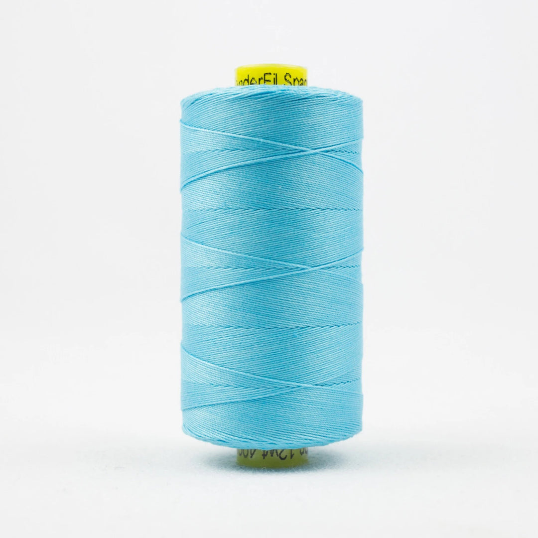 Spagetti Solid 12wt Cotton Thread 400m Bright Aqua