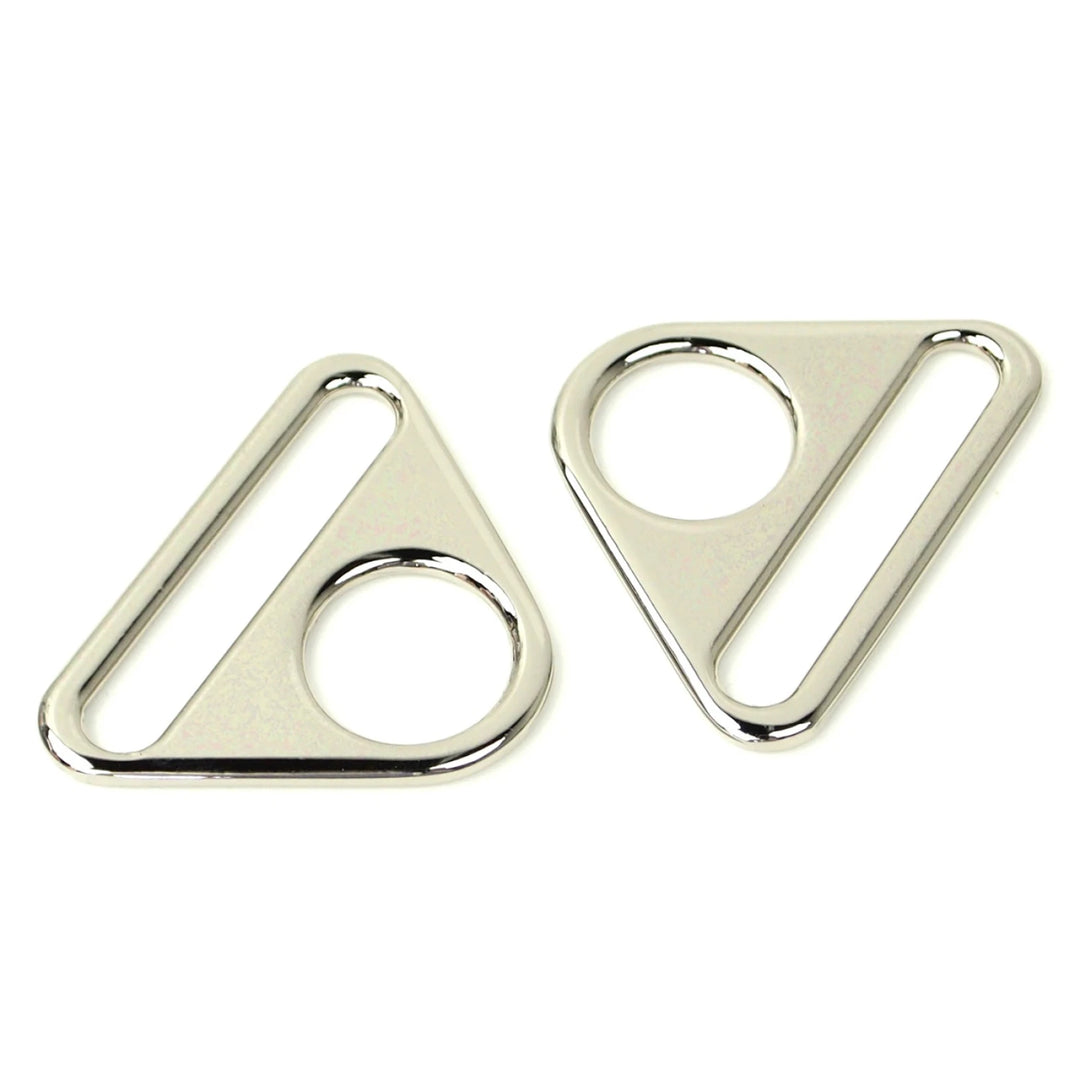 Sallie Tomato Triangle Rings 1 1/2" Nickel
