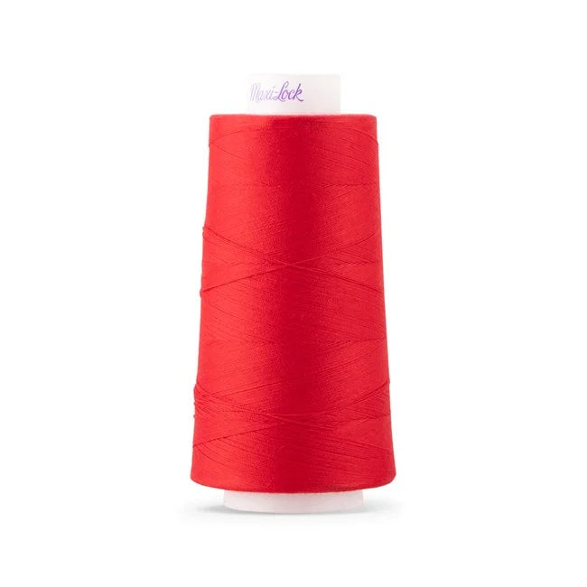 Maxi-Lock Polyester Serger 50wt 3000yds Poppy Red