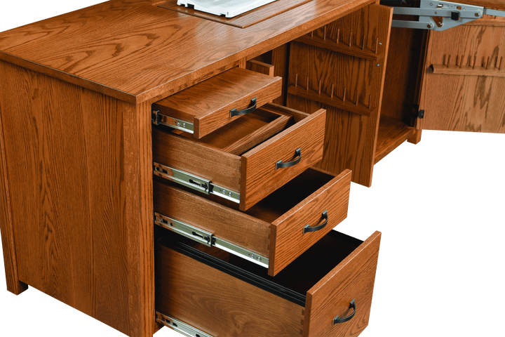 #114 FT Flat Top Sewing Cabinet