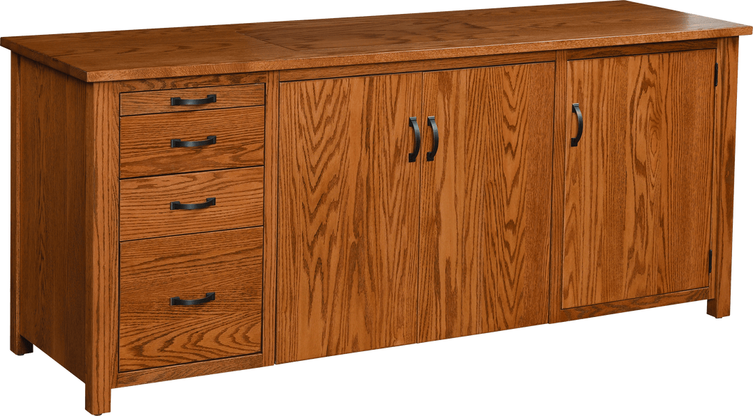 #114 FT Flat Top Sewing Cabinet