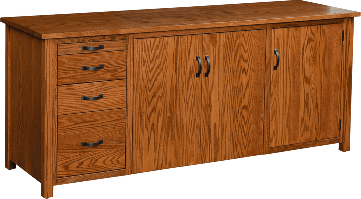 #114 FT Flat Top Sewing Cabinet