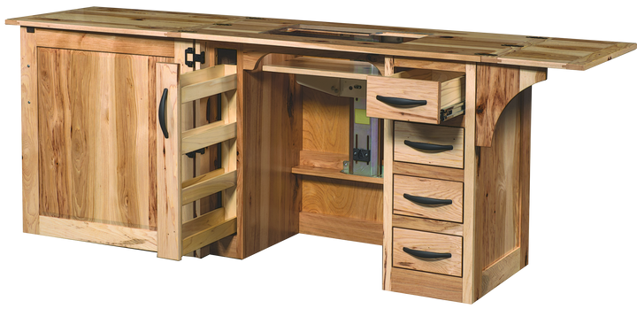 #185 Mission Sewing Cabinet
