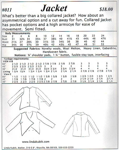 Elements Jacket 011 Pattern