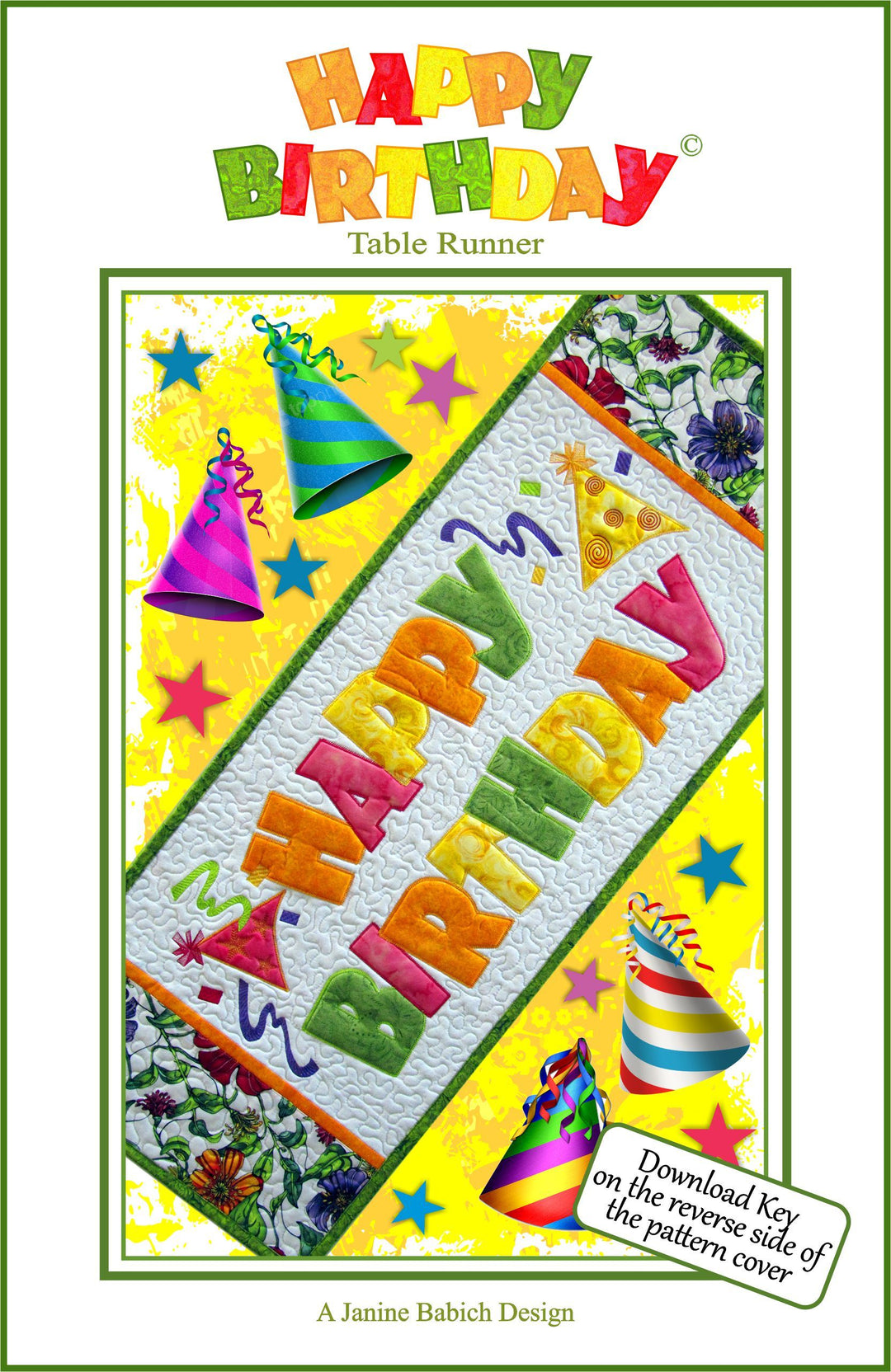 Happy Birthday Table Runner