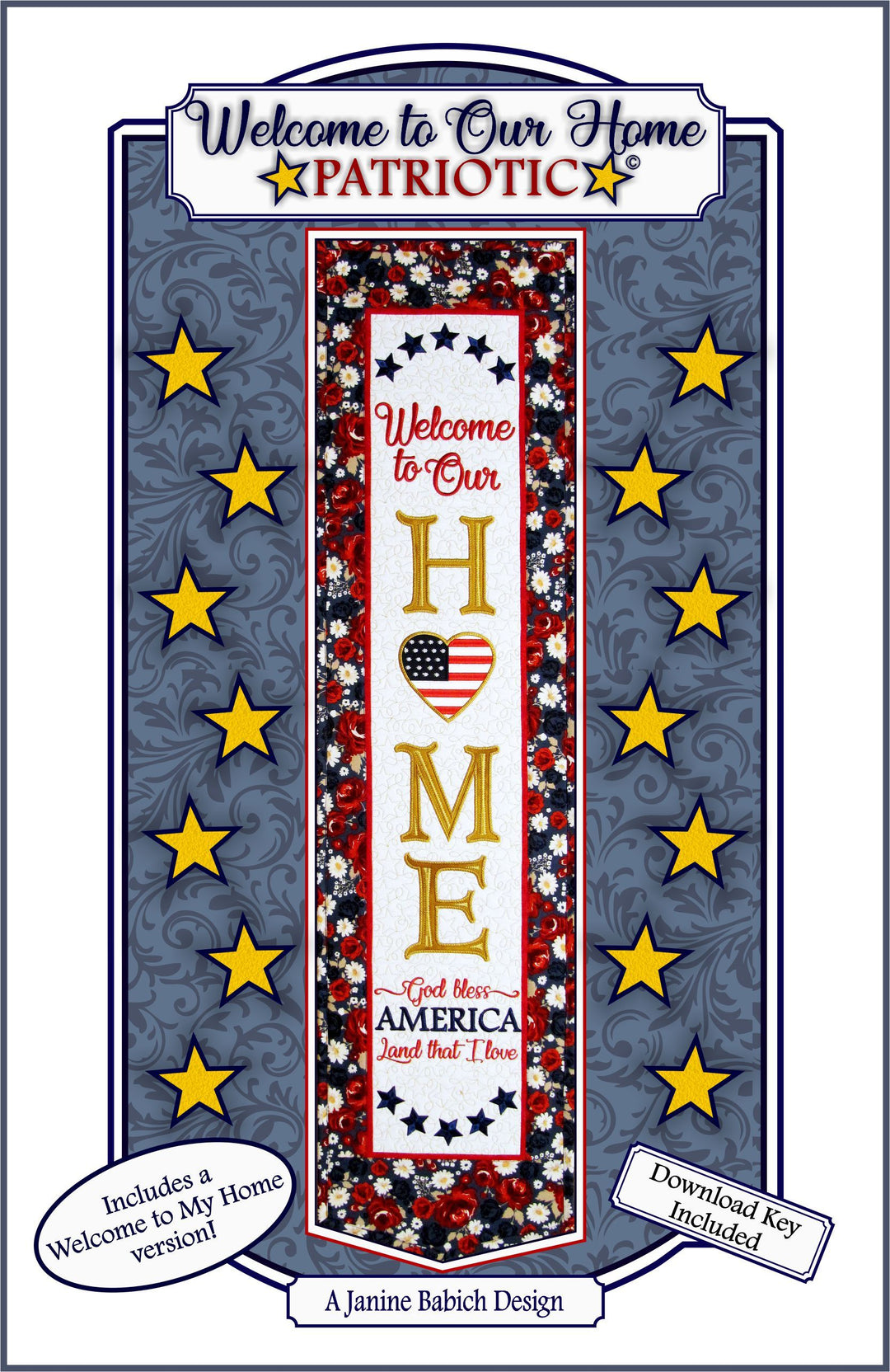 Welcome To Our Home Patriotic