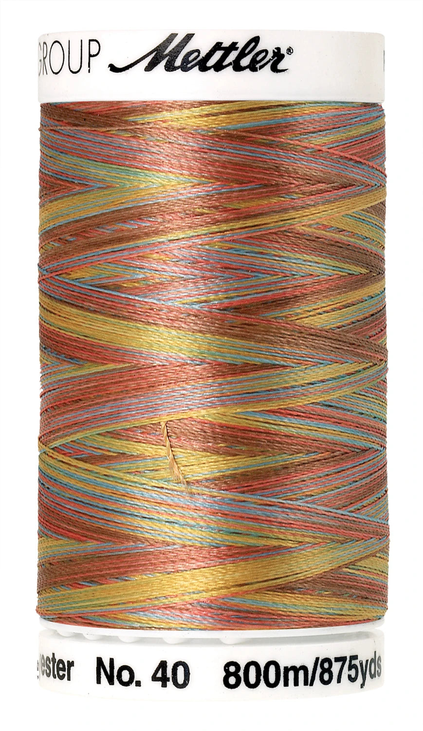 Poly Sheen Multi Polyester Thread 40wt 140d 800m/875yds Coastal Mix