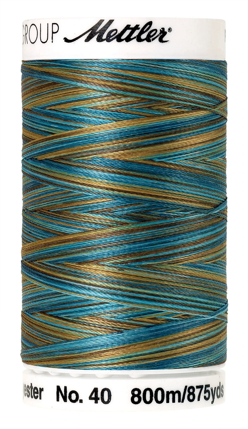 Poly Sheen Multi Polyester Thread 40wt 140d 800m/875yds Caribbean Reefs