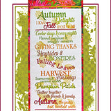 Autumn Delights Wall Hanging