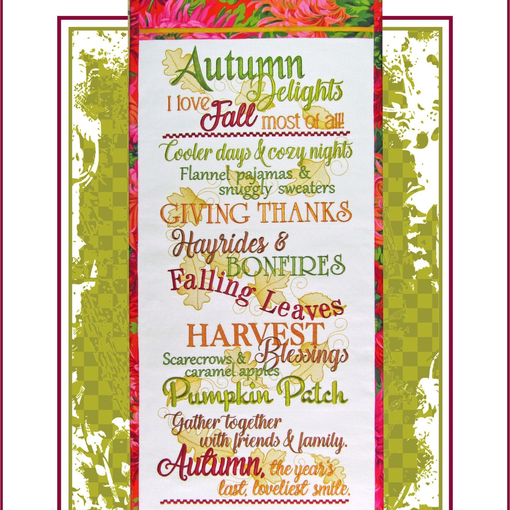 Autumn Delights Wall Hanging