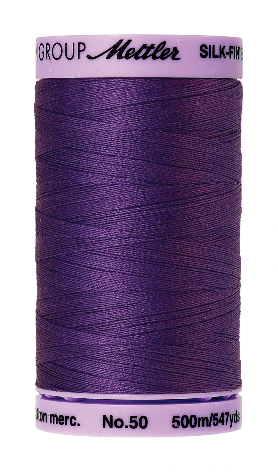 Silk-finish 50wt Solid Cotton Thread 547yd Iris Blue