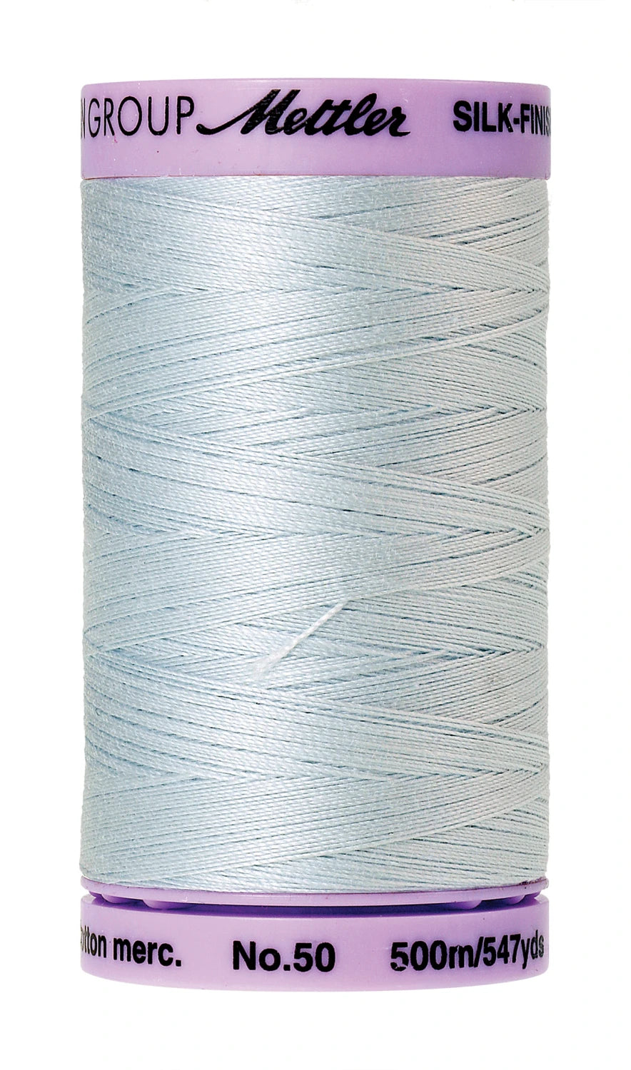 Silk-finish 50wt Solid Cotton Thread 547yd Starlight Blue