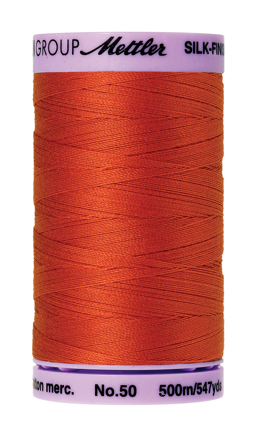 Silk-finish 50wt Solid Cotton Thread 547yd Paprika