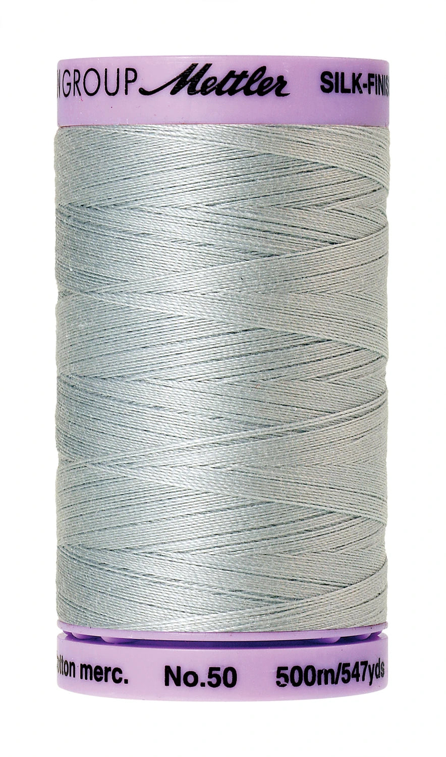 Silk-finish 50wt Solid Cotton Thread 547yd Moonstone