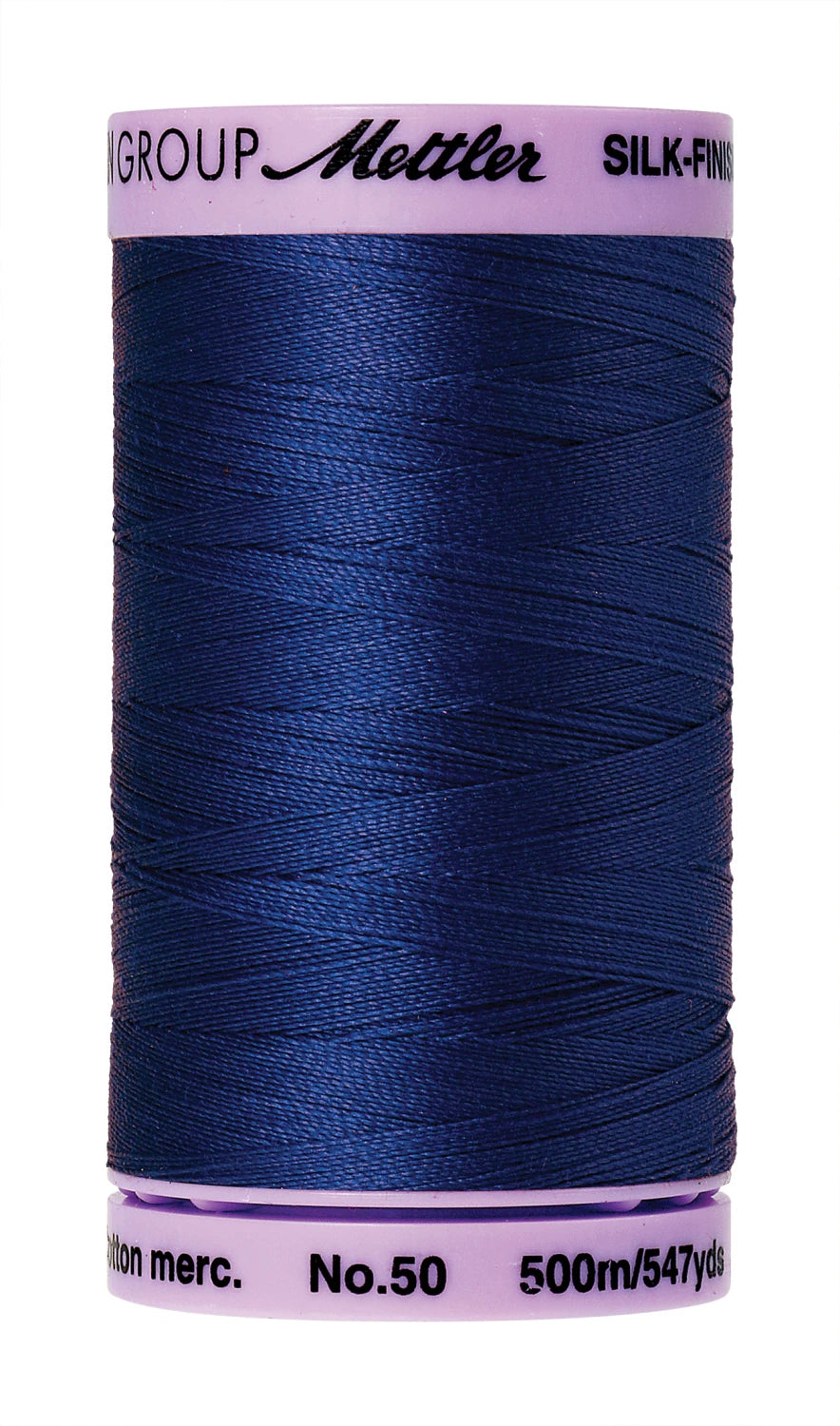 Silk-finish 50wt Solid Cotton Thread 547yd Royal Blue