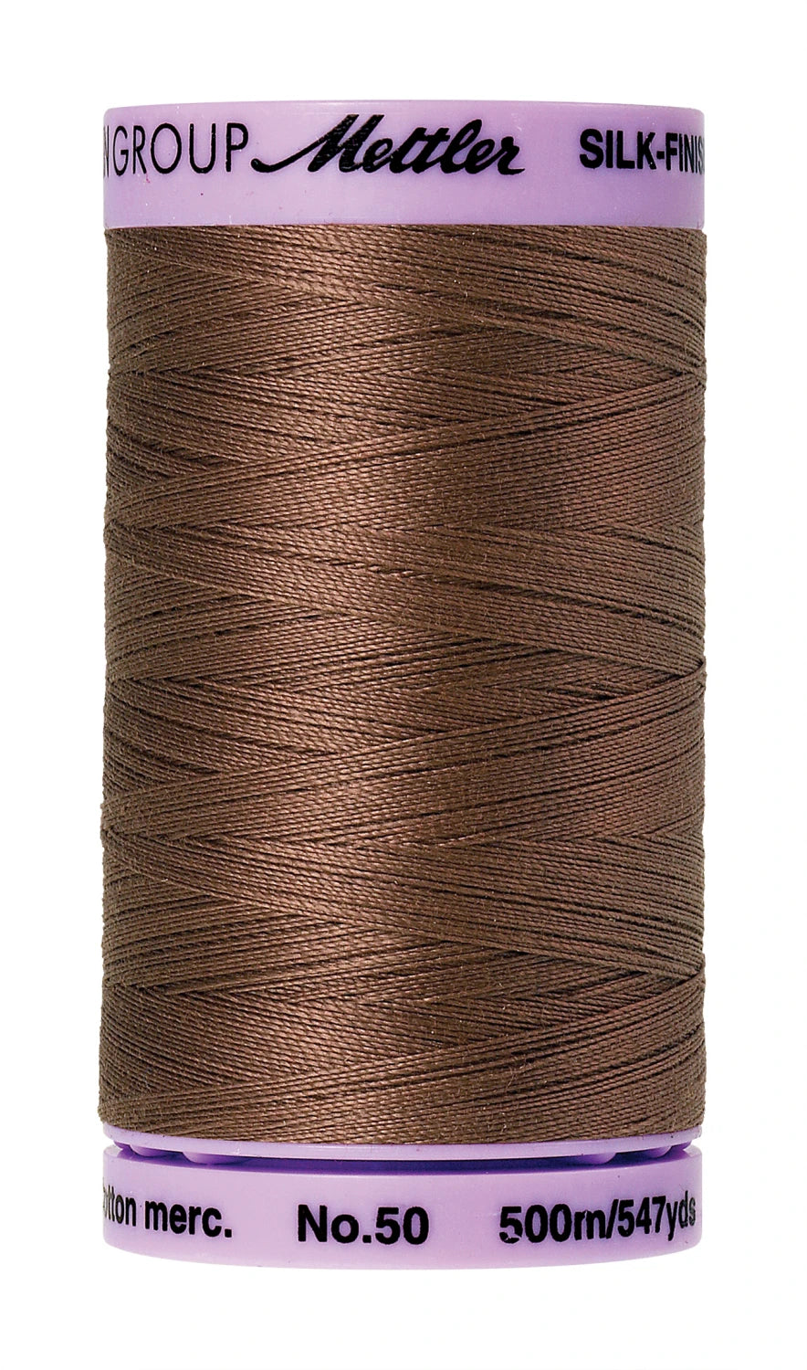 Silk-finish 50wt Solid Cotton Thread 547yd Espresso