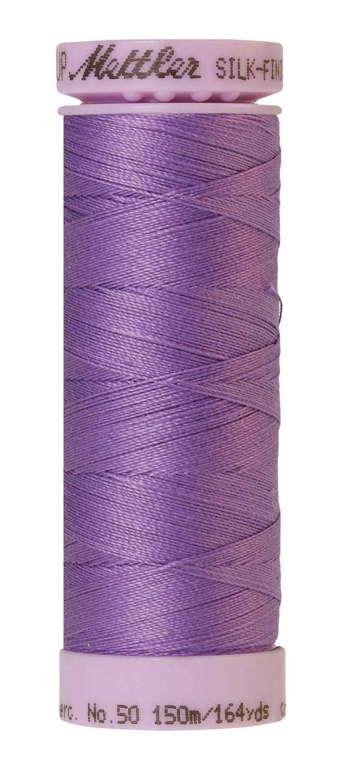 Silk-finish 50wt Solid Cotton 164yd English Lavender