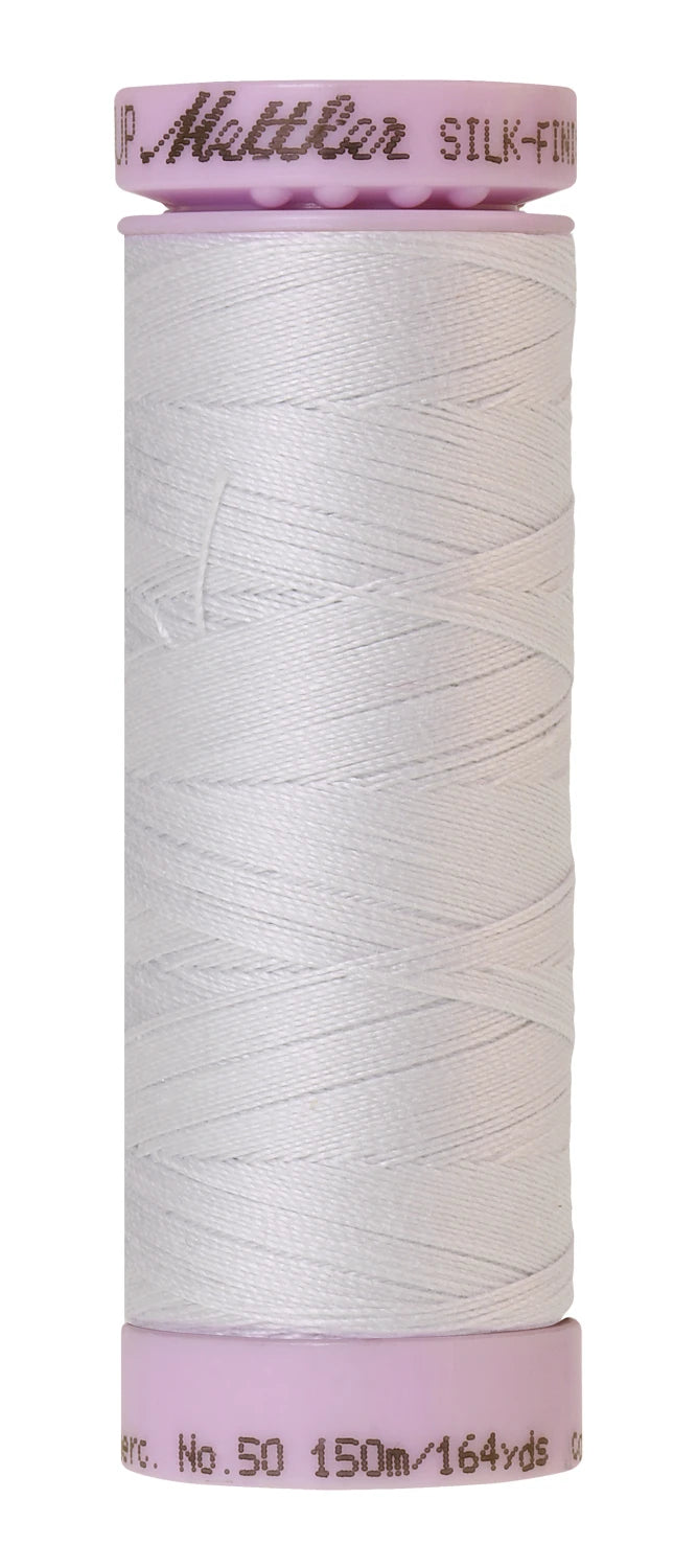 Silk-finish 50wt Solid Cotton 164yd Glacier Green