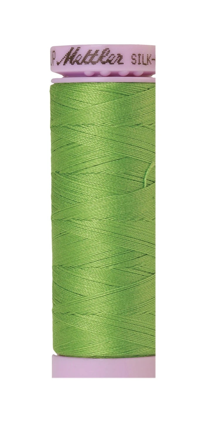 Silk-finish 50wt Solid Cotton 164yd Bright Mint