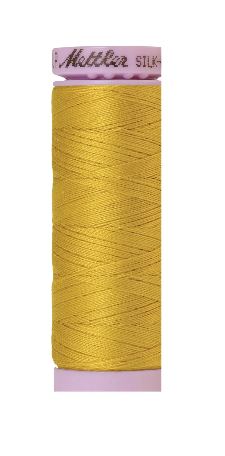 Silk-finish 50wt Solid Cotton 164yd Nugget Gold