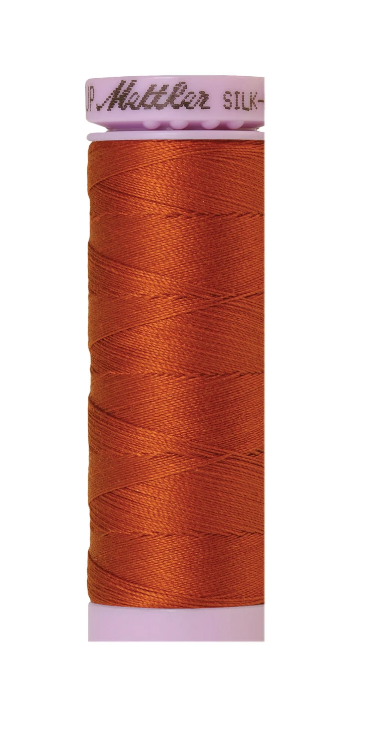 Silk-finish 50wt Solid Cotton 164yd Copper