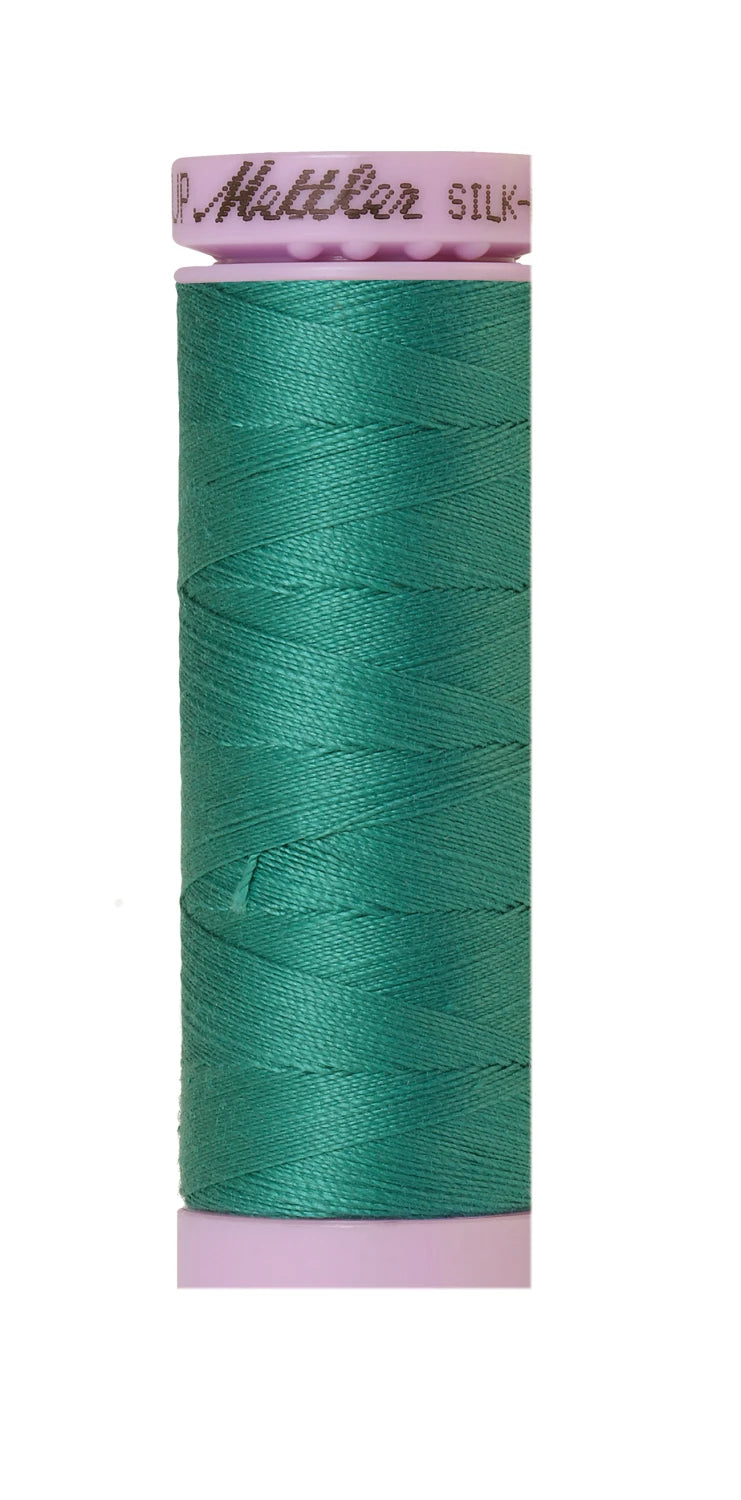 Silk-finish 50wt Solid Cotton 164yd Green