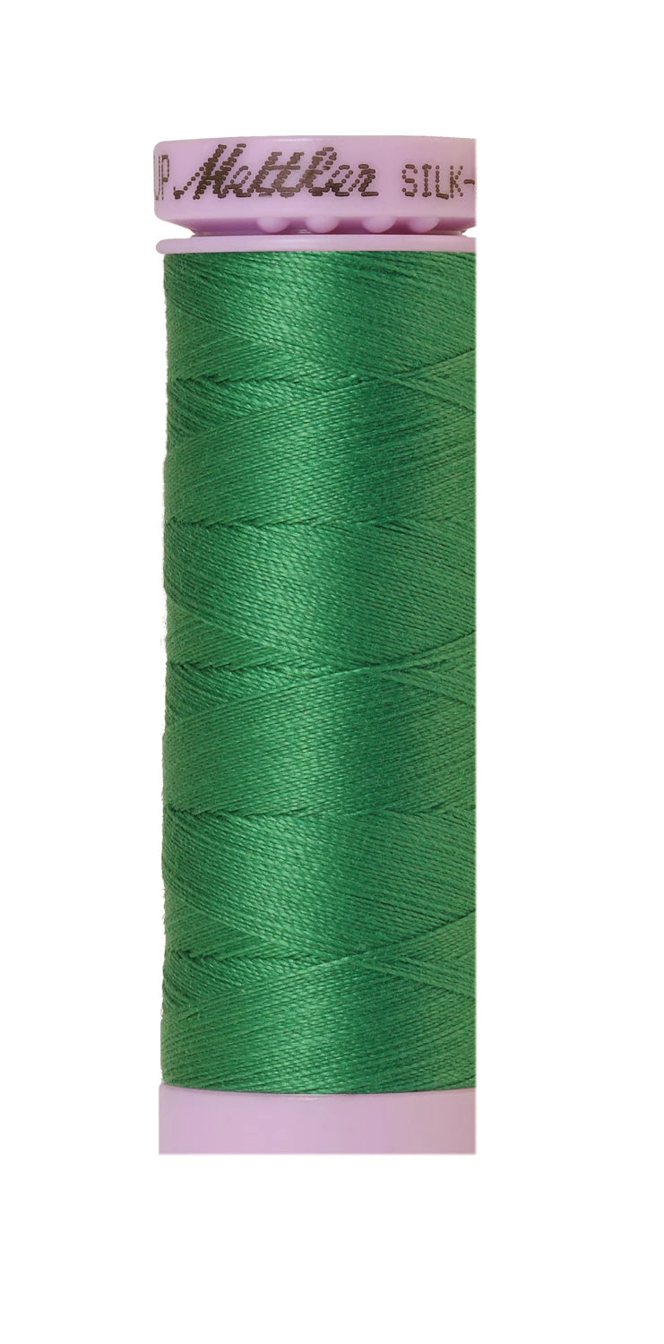 Silk-finish 50wt Solid Cotton 164yd Kelley