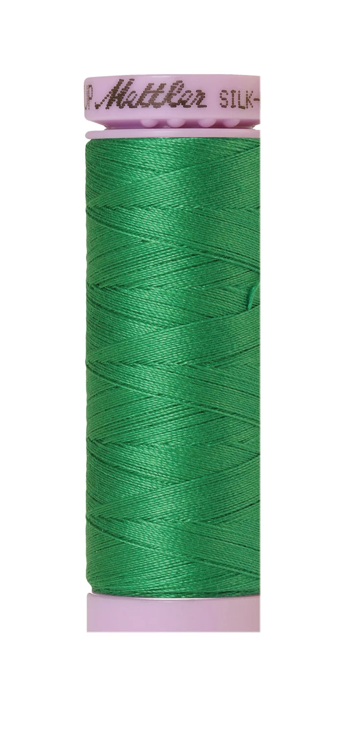Silk-finish 50wt Solid Cotton 164yd Swiss Ivy