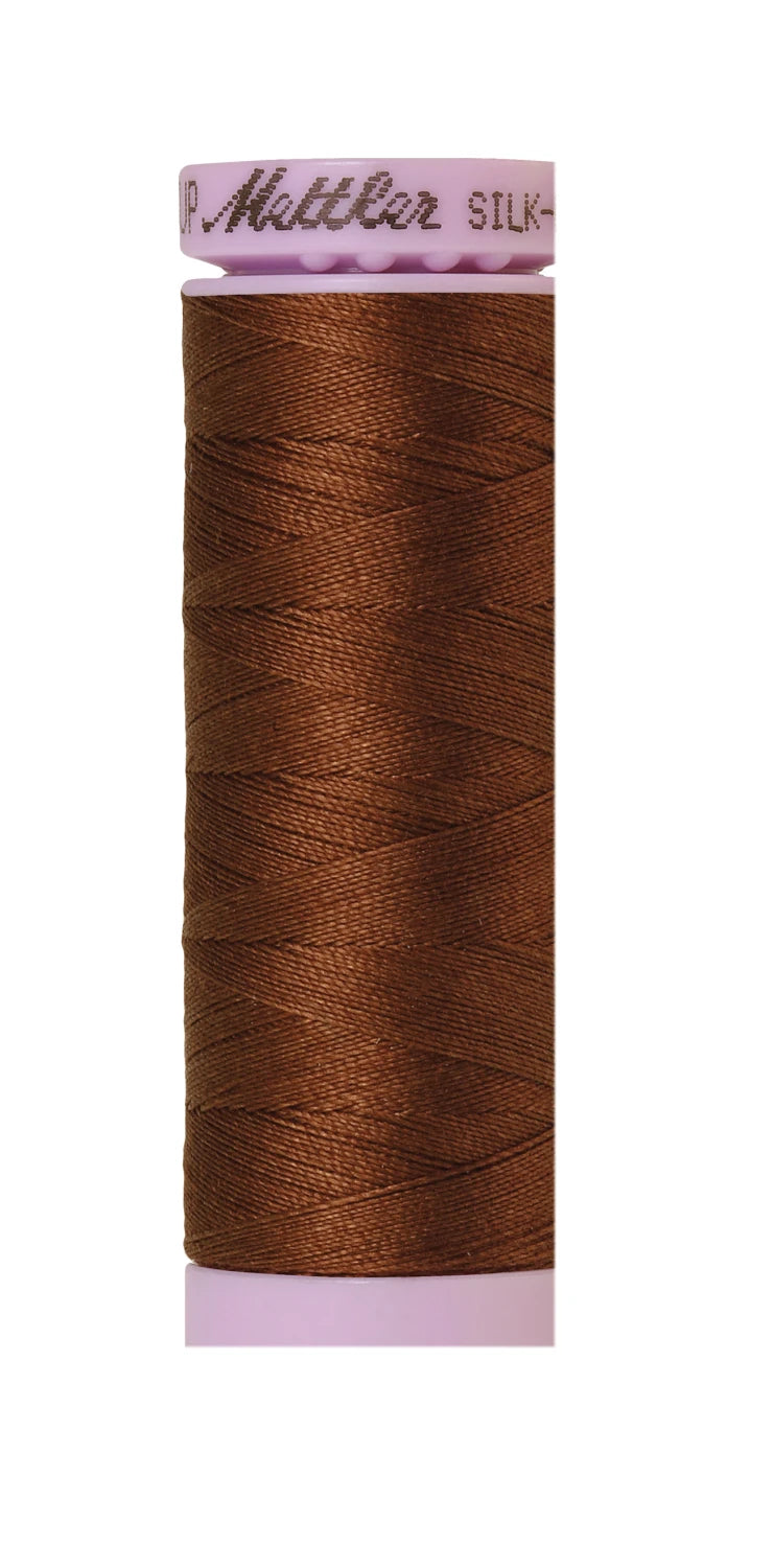 Silk-finish 50wt Solid Cotton 164yd Redwood